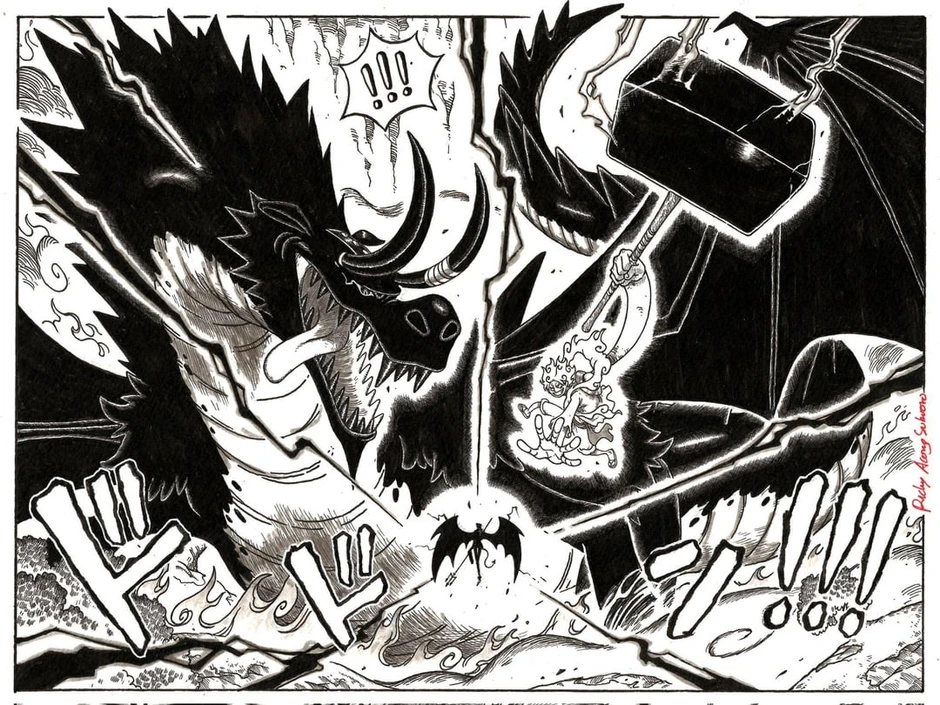 One Piece: Vì sao dạng lai Nidhoggr của Loki lại đè bẹp trạng thái Nika của Luffy trong arc Elbaf?