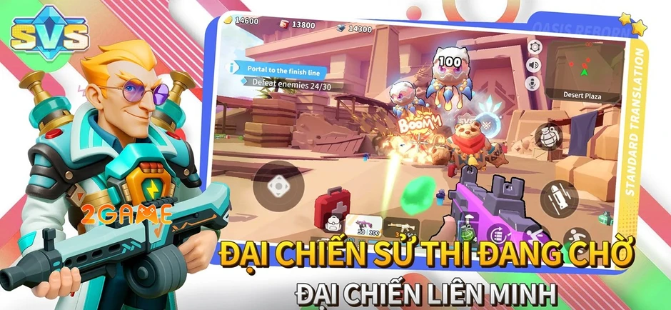 SVS: Fantasy Oasis - Game bắn súng sinh tồn tái thiết lập thế giới tương lai