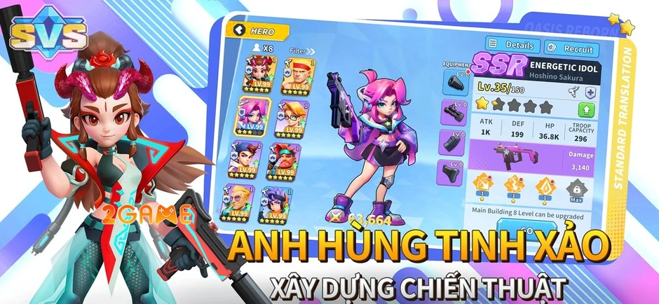 SVS: Fantasy Oasis - Game bắn súng sinh tồn tái thiết lập thế giới tương lai