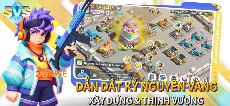 SVS: Fantasy Oasis - Game bắn súng sinh tồn tái thiết lập thế giới tương lai