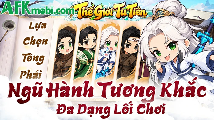 Thế Giới Tu Tiên game MMORPG 2D cổ điển đến từ các Dev Việt