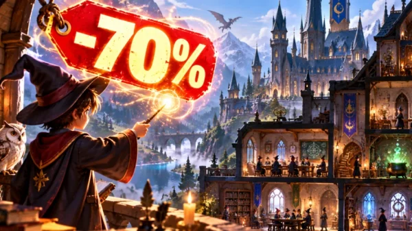 Lấy cảm hứng từ Harry Potter, tựa game phép thuật này đang chạm đáy giá trên Steam, giảm 70% xuống mức thấp nhất lịch sử kenhtingame com thumb lay cam hung tu harry potter tua game phep thuat nay dang cham day gia tren steam giam 70 xuong muc thap nhat lich su d8b31790656124076 940w