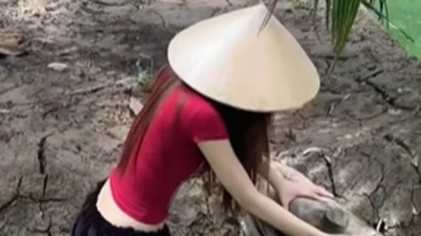 Mặc v.áy ng.ắn đi mò ốc, hot girl hút hơn 3 triệu view chỉ trong nháy mắt kenhtingame com thumb mac vay ngan di mo oc hot girl hut hon 3 trieu view chi trong nhay mat 786a1789979949819 940w