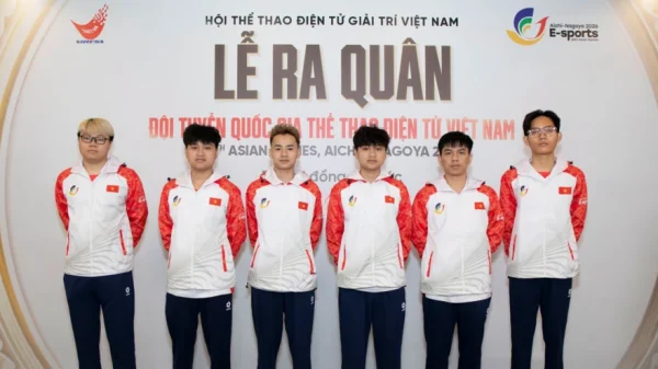 Toàn cảnh Lễ ra quân ASIAD 2026: Dấu ấn “Chớp Cam” trong màu áo Đội tuyển Quốc gia Thể thao điện tử Việt Nam kenhtingame com thumb toan canh le ra quan asiad 2026 dau an chop cam trong mau ao doi tuyen quoc gia the thao dien tu viet nam dec61790610840073 940w