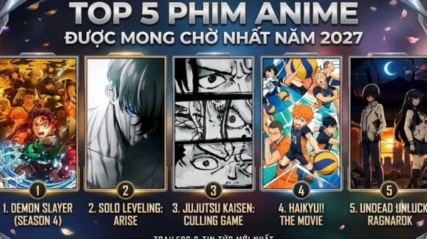 Top 5 phim anime đáng mong chờ nhất năm 2027: Demon Slayer, One Piece và Solo Leveling góp mặt kenhtingame com thumb top 5 phim anime dang mong cho nhat nam 2027 demon slayer one piece va solo leveling gop mat 97b01788424507799 940w