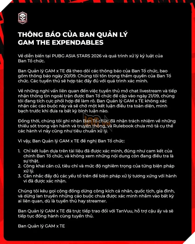 Toàn Cảnh Drama PUBG Asia Stars 2026: Hỗn Loạn Vì "Đá Stream" Dẫn Đến Tranh Cãi Cộng Đồng Toàn Cảnh Drama PUBG Asia Stars 2026: Hỗn Loạn Vì "Đá Stream" Dẫn Đến Tranh Cãi Cộng Đồng
