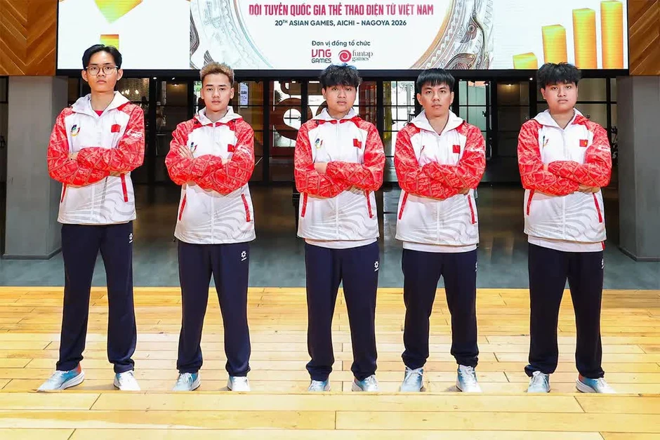 Toàn cảnh Lễ ra quân ASIAD 2026: Dấu ấn “Chớp Cam” trong màu áo Đội tuyển Quốc gia Thể thao điện tử Việt Nam