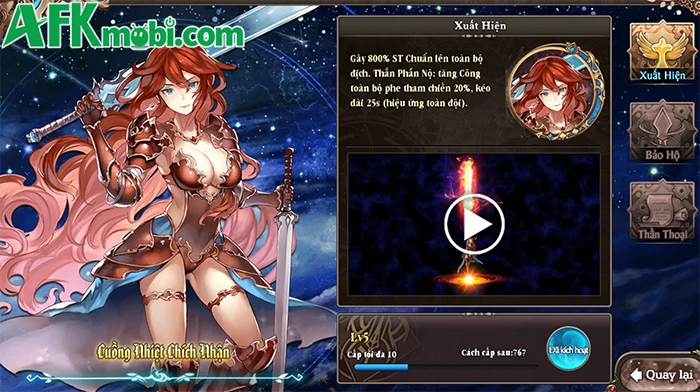 Trải nghiệm Thương Lam Cảnh Giới với một thế giới anime fantasy
