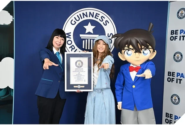 Tự xô đổ kỷ lục Guinness của chính mình: Nữ diva Mai Kuraki xác lập dấu mốc vô tiền khoáng hậu với 30 ca khúc gắn liền cùng "Thám tử lừng danh Conan"