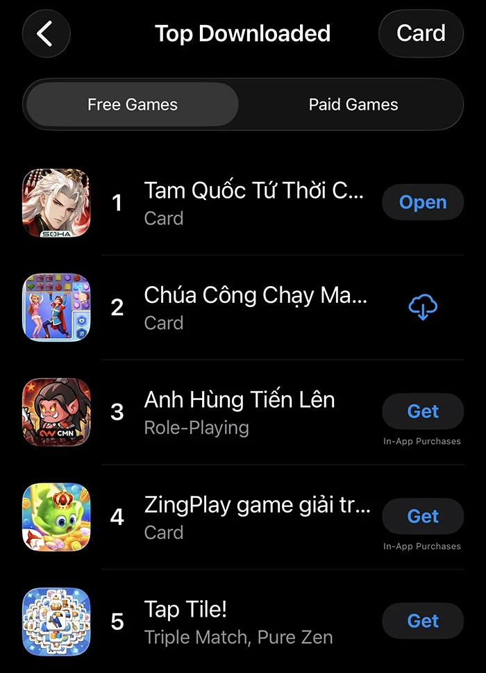 Vừa ra mắt, Tam Quốc Tứ Thời Ca đã lên dẫn đầu xu hướng tìm kiếm toàn quốc, quy tụ gần 300 VIP 10 đến VIP 17 Vừa ra mắt, Tam Quốc Tứ Thời Ca đã lên dẫn đầu xu hướng tìm kiếm toàn quốc, quy tụ gần 300 VIP 10 đến VIP 17