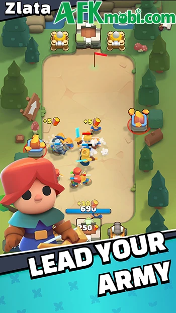 Zlata game chiến thuật đơn giản theo hơi hướng của thả lính