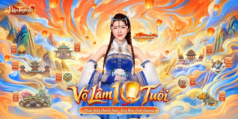 Lamoon hóa Chân Nhi, viết tiếp mối nhân duyên thập kỷ cùng Võ Lâm Truyền Kỳ Mobile