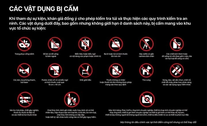 Cần chuẩn bị gì trước khi đi xem concert BIGBANG tại SVĐ Mỹ Đình?