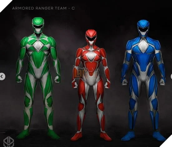 Concept art Power Rangers của Netflix được công bố, hé lộ nữ Red Ranger