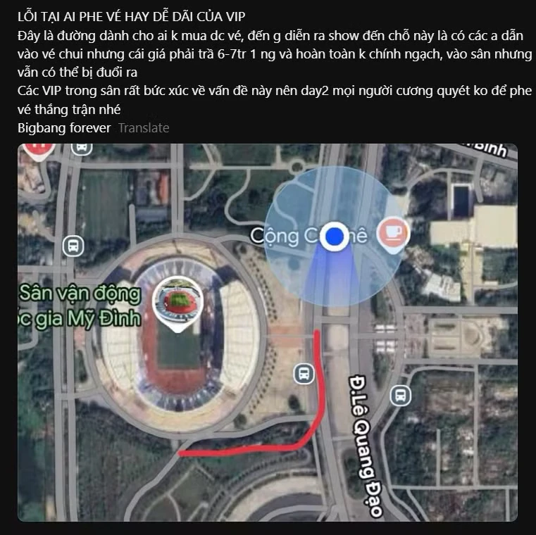 Concert BIGBANG tại Hà Nội: Phát hiện nhiều người đeo vòng pha-ke, phe vé dẫn khách chui Concert BIGBANG tại Hà Nội: Phát hiện nhiều người đeo vòng pha-ke, phe vé dẫn khách chui