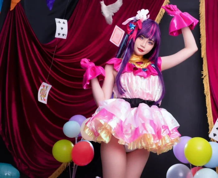 Cosplay Ai Hoshino rực rỡ sắc hồng, tái hiện hình tượng thần tượng quốc dân của Oshi no Ko Cosplay Ai Hoshino rực rỡ sắc hồng, tái hiện hình tượng thần tượng quốc dân của Oshi no Ko