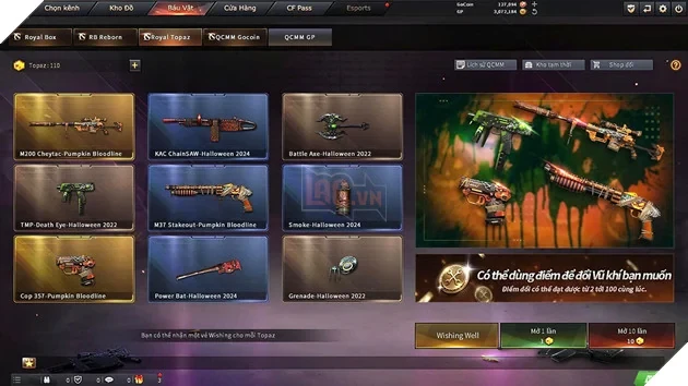 Crossfire – Halloween Bùng Nổ Với Bộ Đôi Kho Báu Hoàng Gia Và Sự Kiện Tiêu Go Nhận Quà