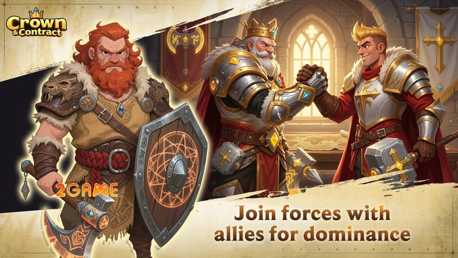 Crown And Contract - Sử dụng bộ óc chiến thuật tối thượng để giành ngai vàng Crown And Contract - Sử dụng bộ óc chiến thuật tối thượng để giành ngai vàng