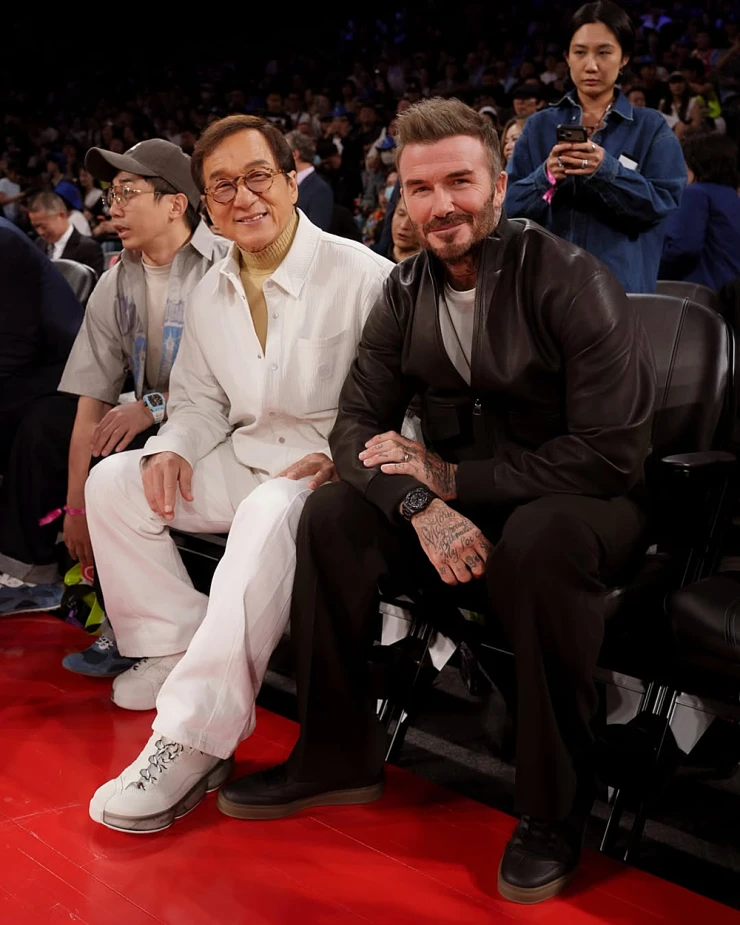 David Beckham tái ngộ Thành Long