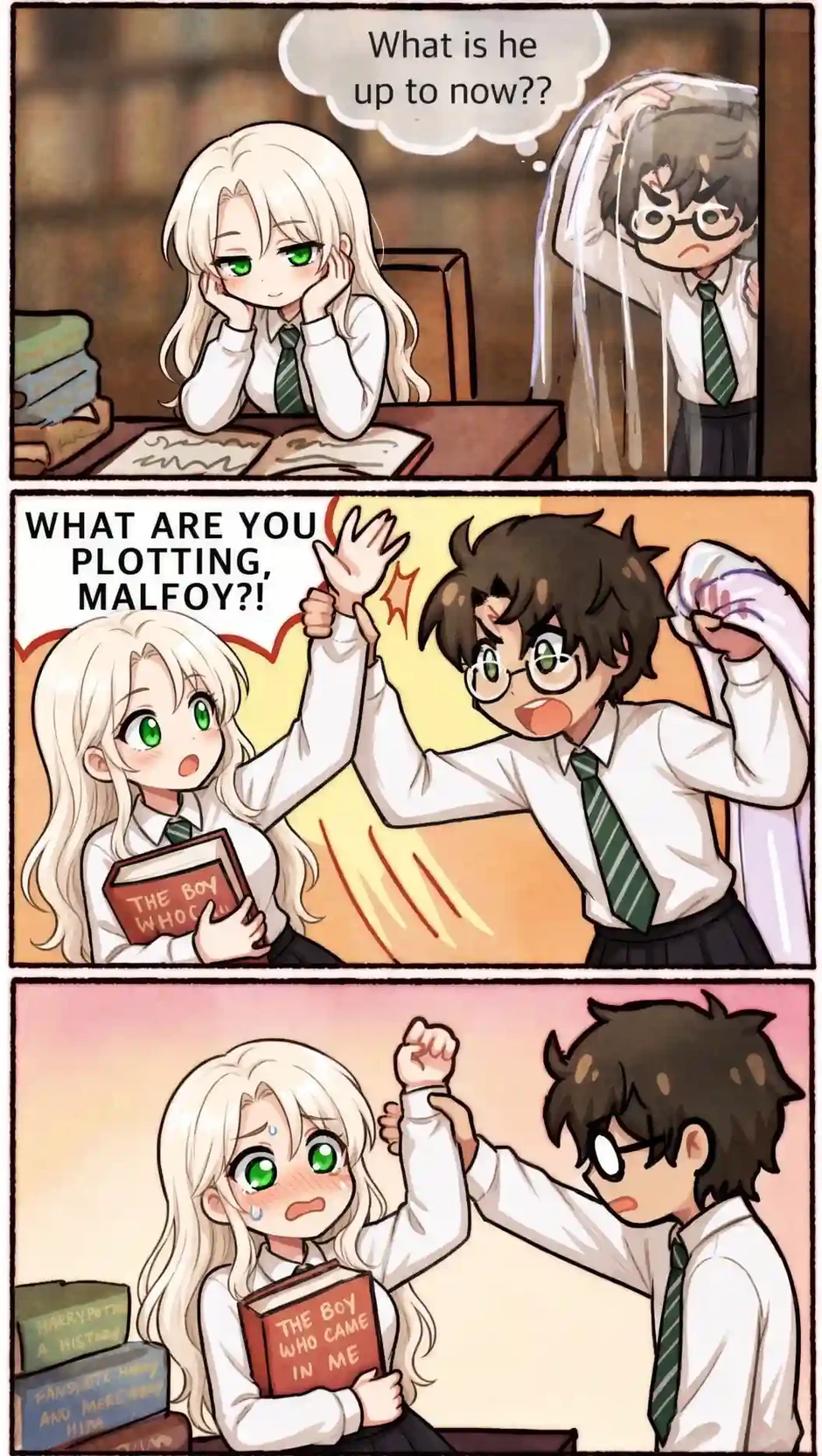 Draco Malfoy phiên bản "anime girl" bất ngờ trở thành trào lưu cực hot trên mạng xã hội Draco Malfoy phiên bản "anime girl" bất ngờ trở thành trào lưu cực hot trên mạng xã hội