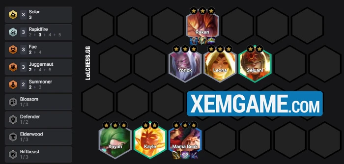 ĐTCL 18.5b: Tìm hiểu bài đấu Chim Mẹ Rakan reroll mới
