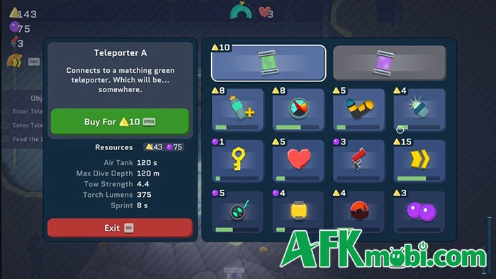 Feed the Deep game thám hiểm hang động dưới biển