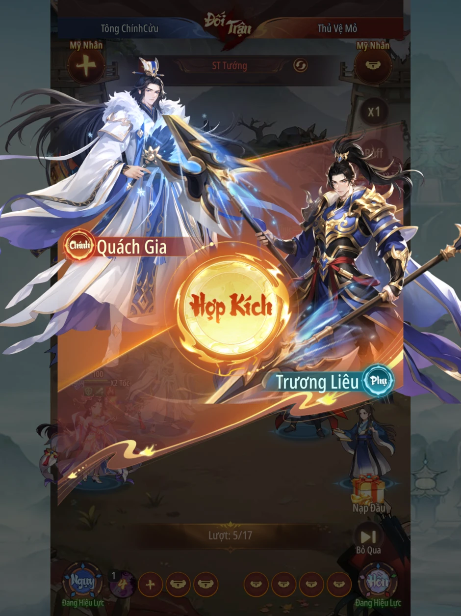 Game thẻ tướng Tam Quốc mới với tính năng "3 tầng hợp kích - 4 lớp ulti" chưa từng có Game thẻ tướng Tam Quốc mới với tính năng "3 tầng hợp kích - 4 lớp ulti" chưa từng có