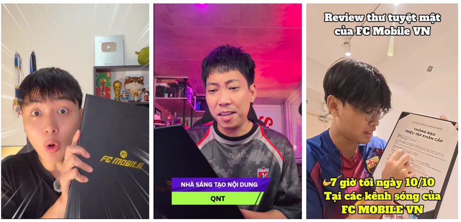 Gameshow sinh nhật 1 tuổi FC Mobile, quy tụ dàn creator khủng và bữa tiệc giải trí đặc biệt Gameshow sinh nhật 1 tuổi FC Mobile, quy tụ dàn creator khủng và bữa tiệc giải trí đặc biệt