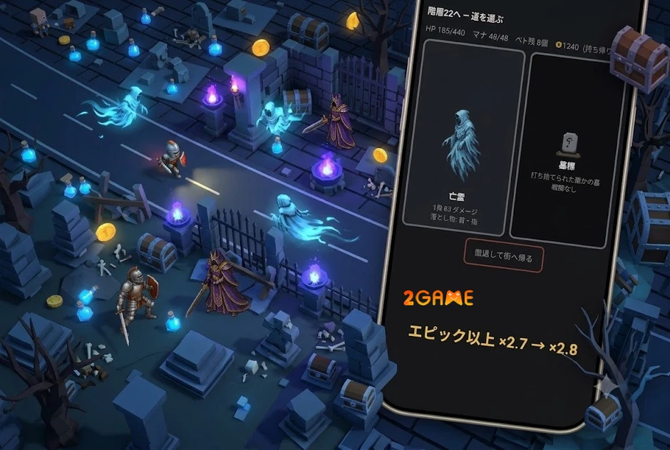 Gravemark chính thức ra mắt Android, mang đến trải nghiệm chặt chém roguelike đầy rủi ro