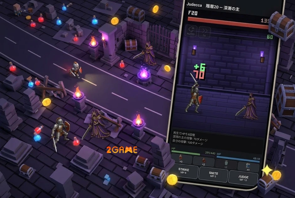 Gravemark chính thức ra mắt Android, mang đến trải nghiệm chặt chém roguelike đầy rủi ro