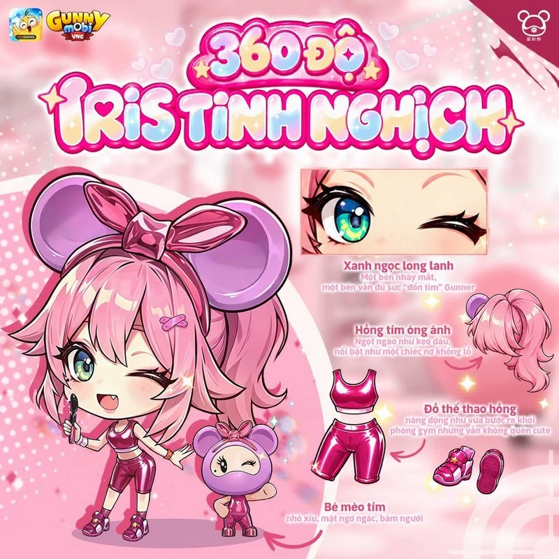 Gunny Mobi chính thức hợp tác Cosmos Bear, gây sốt cộng đồng Gunner với diện mạo cực đáng yêu