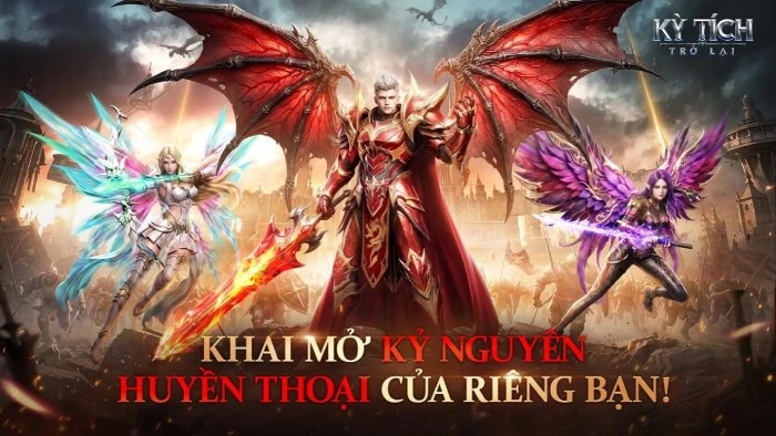 Kỳ Tích Trở Lại chính thức ra mắt hôm nay – Đánh thức chất MMORPG cày cuốc xưa