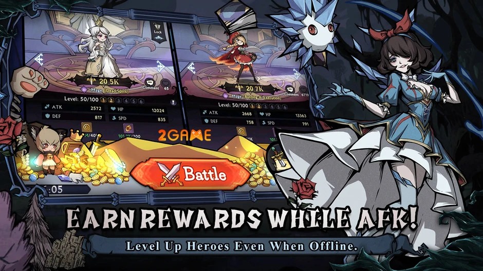 League of Grimm: Idle RPG – Game nhập vai nhàn rỗi với dàn nhân vật cổ tích biến dị League of Grimm: Idle RPG – Game nhập vai nhàn rỗi với dàn nhân vật cổ tích biến dị