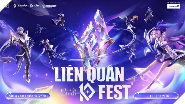 Liên Quân 10 Fest - Thập Niên Gắn Kết: Hai Ngày Hội Tụ Esports Và Âm Nhạc Tại Sân Vận Động Quốc Gia Mỹ Đình Liên Quân 10 Fest - Thập Niên Gắn Kết: Hai Ngày Hội Tụ Esports Và Âm Nhạc Tại Sân Vận Động Quốc Gia Mỹ Đình