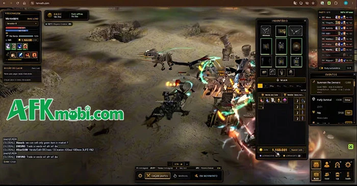Lorvath phiên bản MU Online cày cuốc rảnh tay chơi ngay trên trình duyệt web