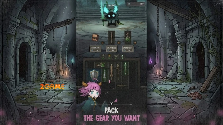 Mika: Dungeon Backpacker – Game roguelite xây dựng ba lô vừa ra mắt trên Android và iOS