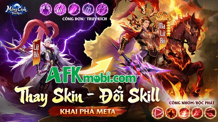 Mộng Cảnh Tam Quốc game đấu tướng rảnh tay với 3 tầng hợp kích đầy biến ảo