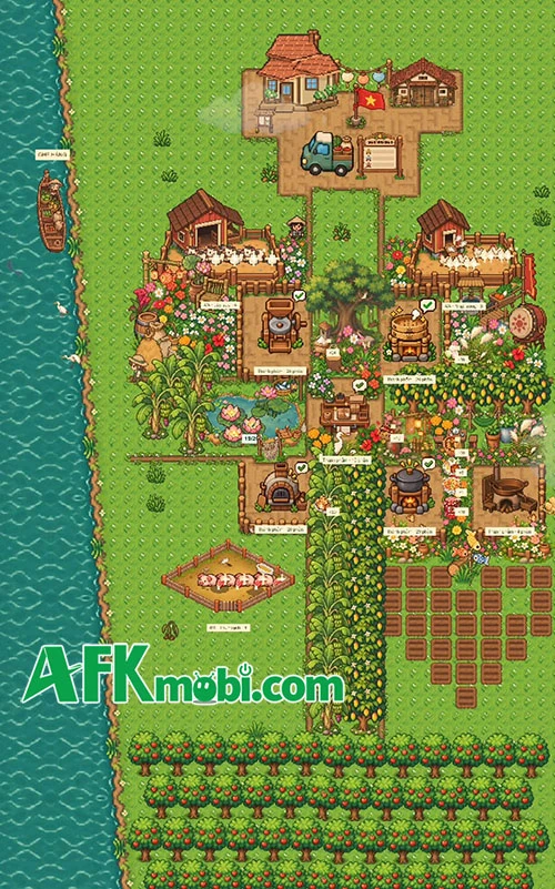 Nông Trại Của Bà tựa game nông trại mang đậm hơi thở làng quê Việt Nam
