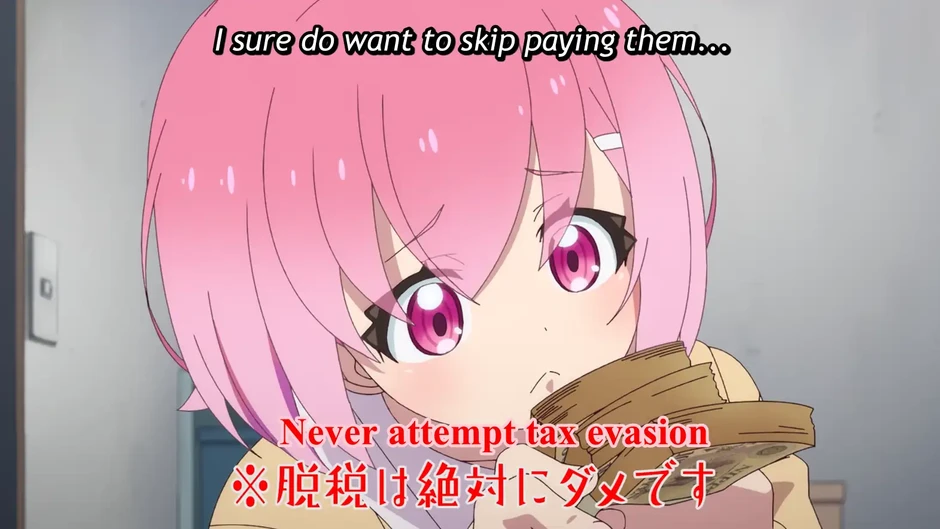 Nữ chính anime gây sốt khi thản nhiên đòi vi phạm nghĩa vụ tài chính ngay trên sóng truyền hình Nhật Bản