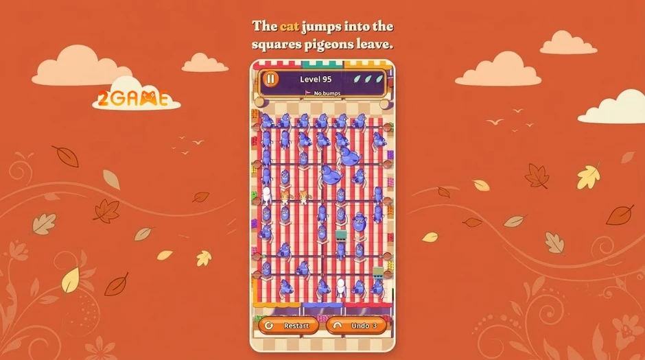 Pigeons Away: Rooftop Puzzle – Game giải đố chim bồ câu với 120 màn chơi