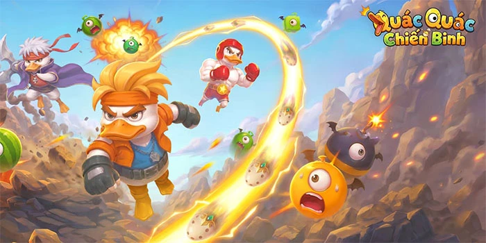 Quác Quác Chiến Binh game bắn trứng diệt quái