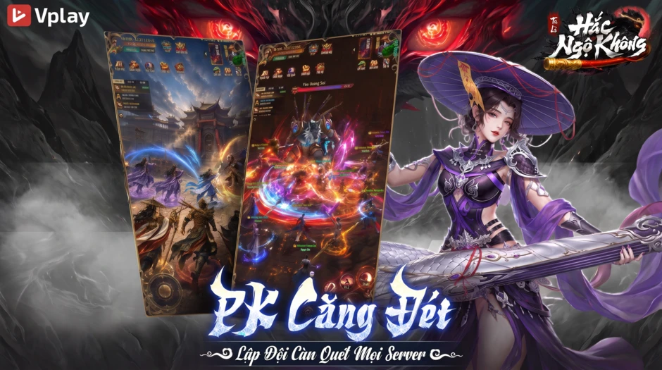Siêu phẩm MMO Tây Du hắc ám “Ta Là Hắc Ngộ Không - Vplay” chính thức ra mắt 14/10/2026