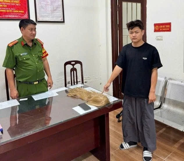 Tạm giữ Nguyễn Huy Hoàng SN 2005 giả gái xinh chuốc say nam thanh niên rồi trộm iPhone
