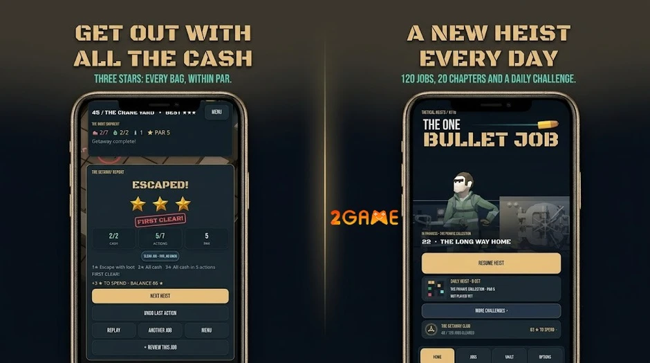 The One Bullet Job – Game giải đố cướp ngân hàng với thử thách chỉ một viên đạn The One Bullet Job – Game giải đố cướp ngân hàng với thử thách chỉ một viên đạn