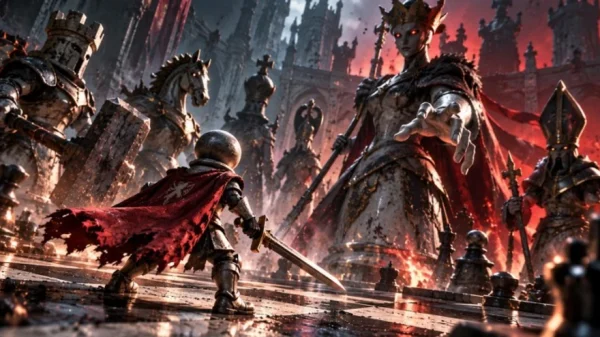 Steam sắp có một tựa game Soulslike siêu dị, biến bàn cờ thành chiến trường, phong cách chơi độc đáo kenhtingame com thumb steam sap co mot tua game soulslike sieu di bien ban co thanh chien truong phong cach choi doc dao 7ee61793249615882 940w
