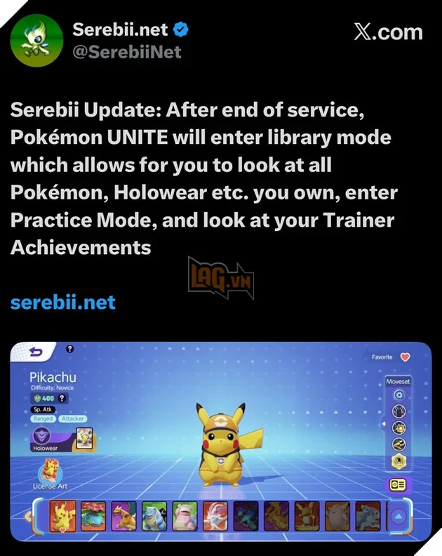 Thương Hiệu Game Pokemon MOBA Đình Đám Một Thời Sẽ Chính Thức Đóng Cửa Vào Năm 2027