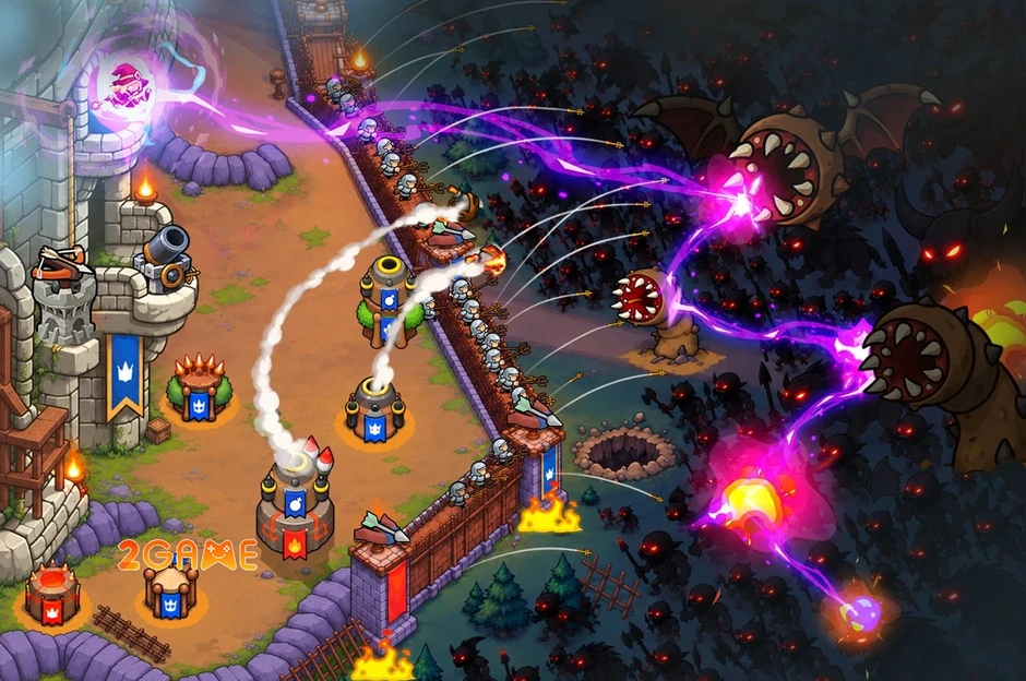 Total Defense: Tower Wars - Game thủ thành cực lạ với cơ chế "hai tháp một ô"