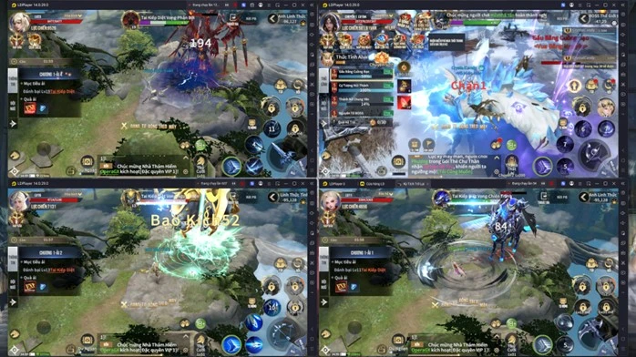 Trải nghiệm Kỳ Tích Trở Lại trên giả lập LDPlayer thấy chuẩn vị game MU PC màn hình rộng