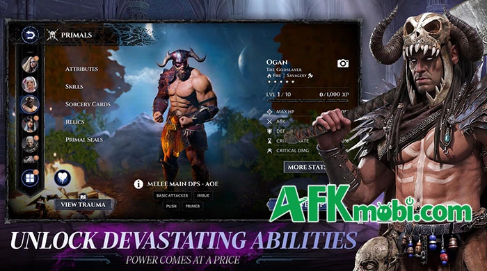 UnGodly game nhập vai đấu tướng 3D đưa người chơi vào thế giới giả tưởng đen tối