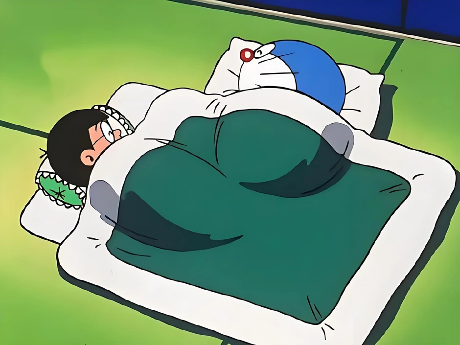 Vì sao Doraemon cũng phải ăn và ngủ?